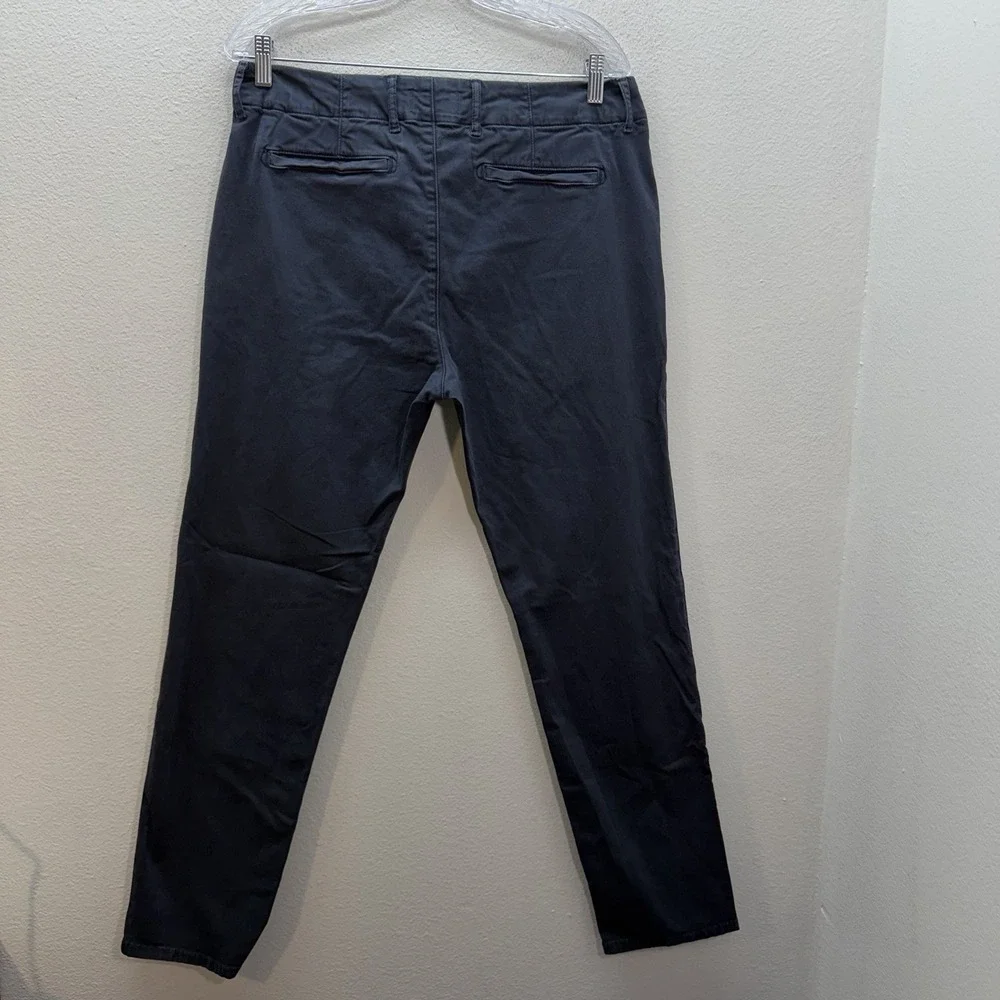 Paige Danford Chino Pants Mens 34 Navy Blue Casual Career Preppy 33x31.5